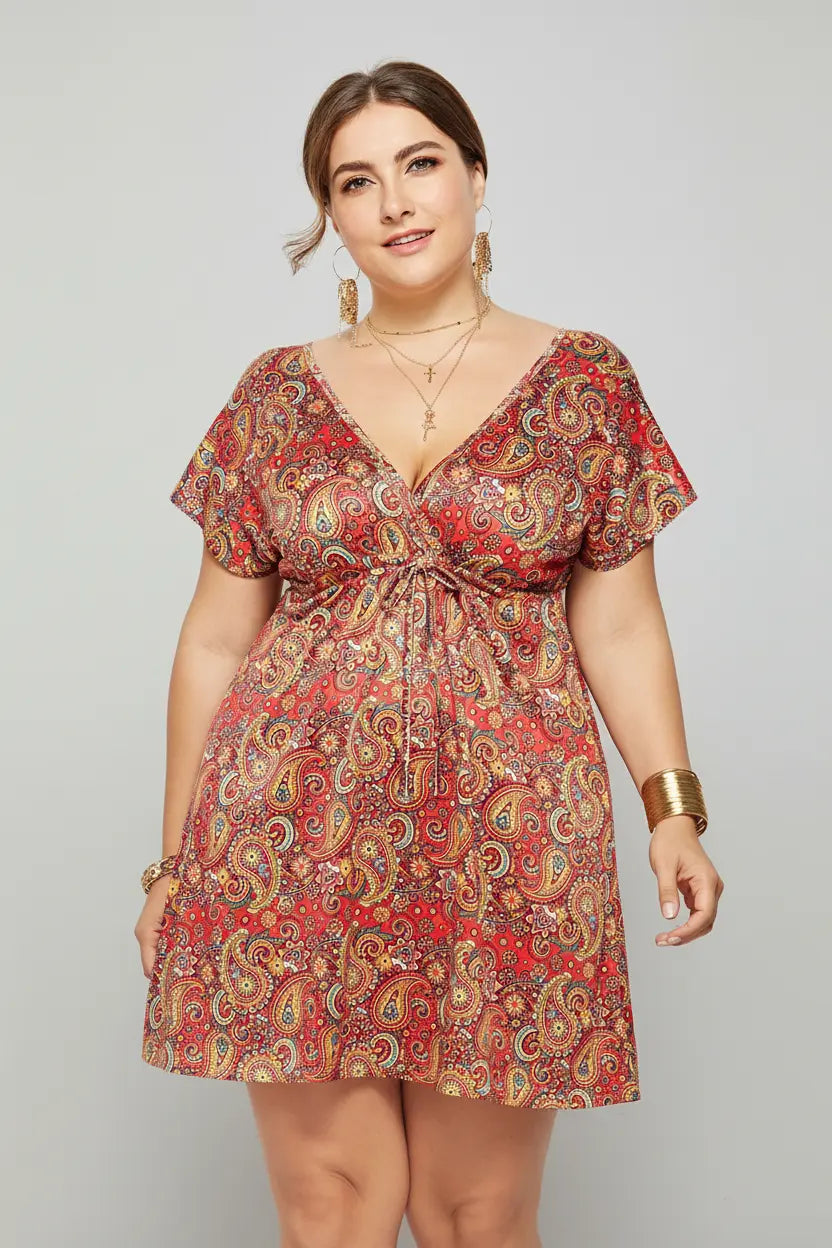 SveaVera™ V-Neck Dress
