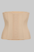 Beige waist trainer on a light gray background