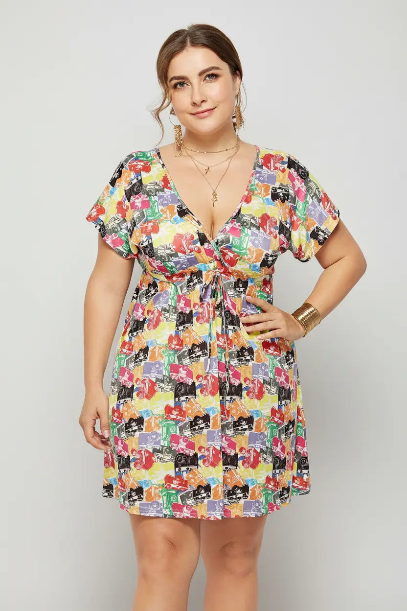 SveaVera™ V-Neck Dress